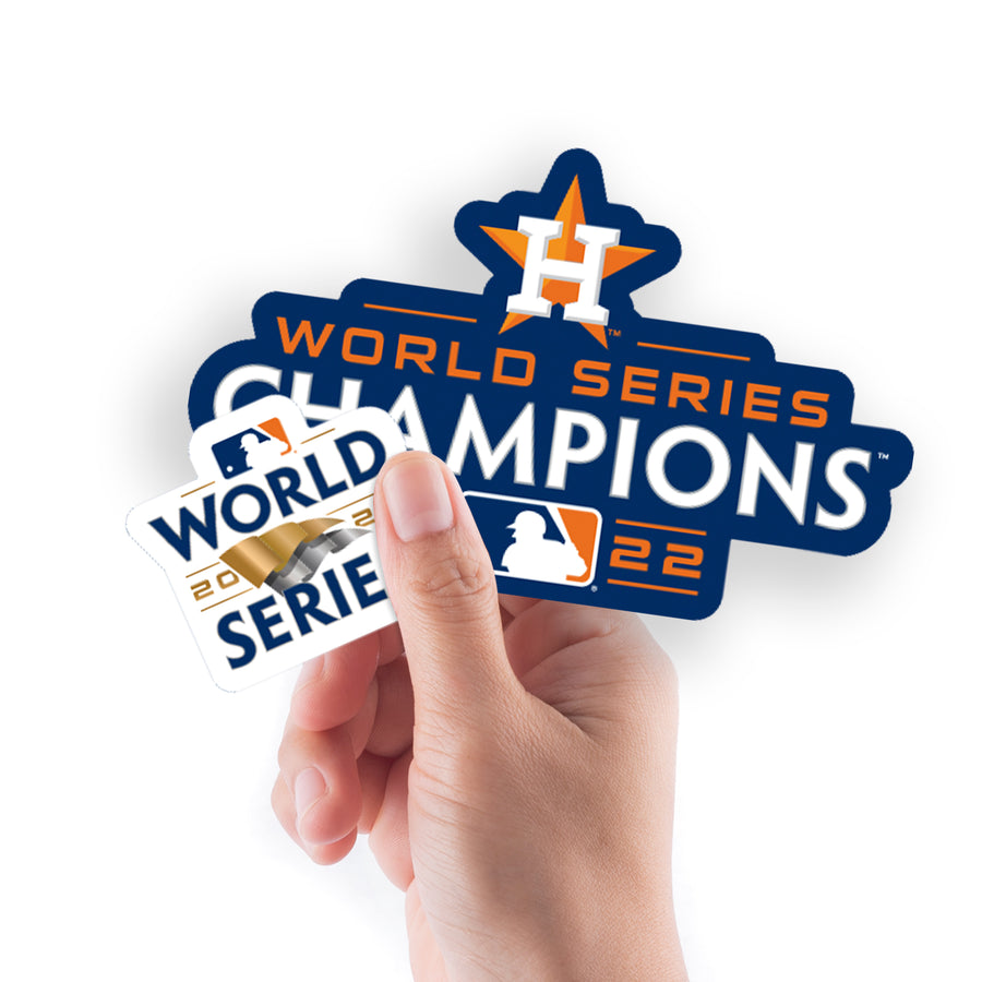Houston Astros - RealBig 2022 World Series Champions Collection - Official MLB - Reusable Vinyl Wall Decals #2