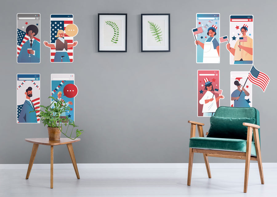 People Collection            Removable Wall   Adhesive Decal