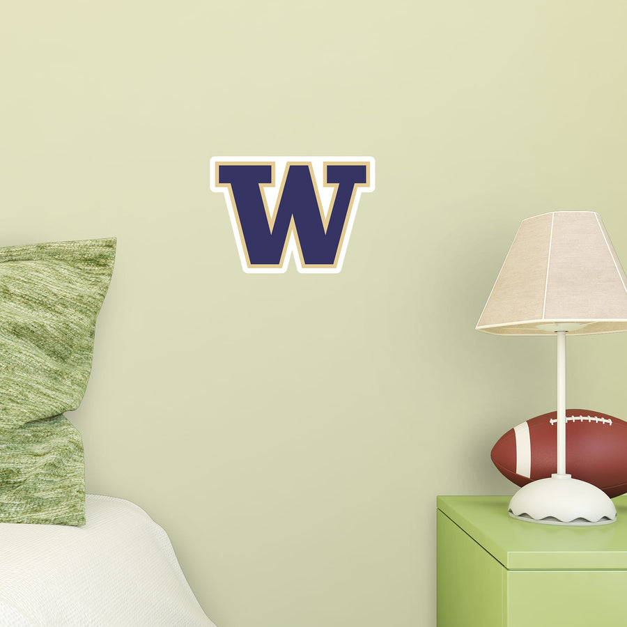 Washington Huskies - RealBig Logo Collection - Official NCAA - Reusable Vinyl Wall Decals