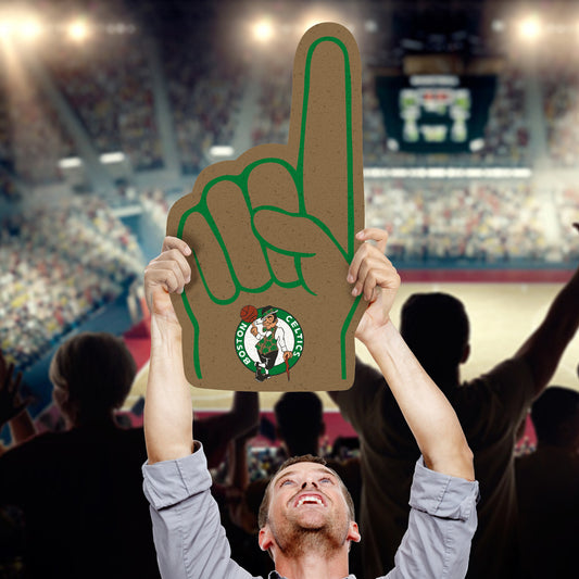 Boston Celtics:  2022 Foamcore Foam Finger   Foam Core Cutout  - Officially Licensed NBA    Big Head