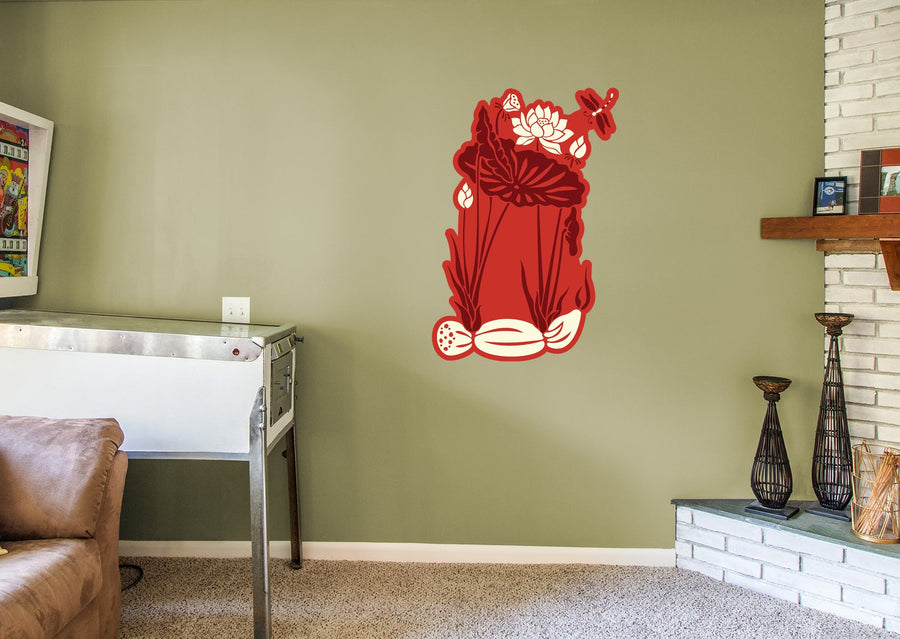 Seasons Decor:  Spring Flowers Icon        -   Removable     Adhesive Decal
