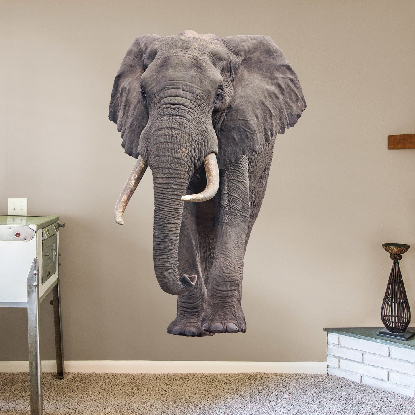 Giant Animal + 2 Decals (33"W x 51"H)