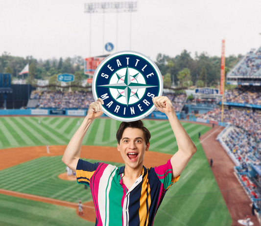 Seattle Mariners:   Logo   Foam Core Cutout  - Officially Licensed MLB    Big Head