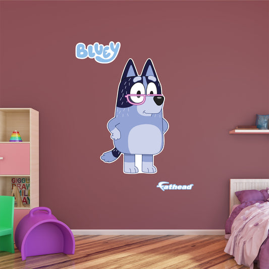 Bluey: Nanna RealBig        - Officially Licensed BBC Removable     Adhesive Decal