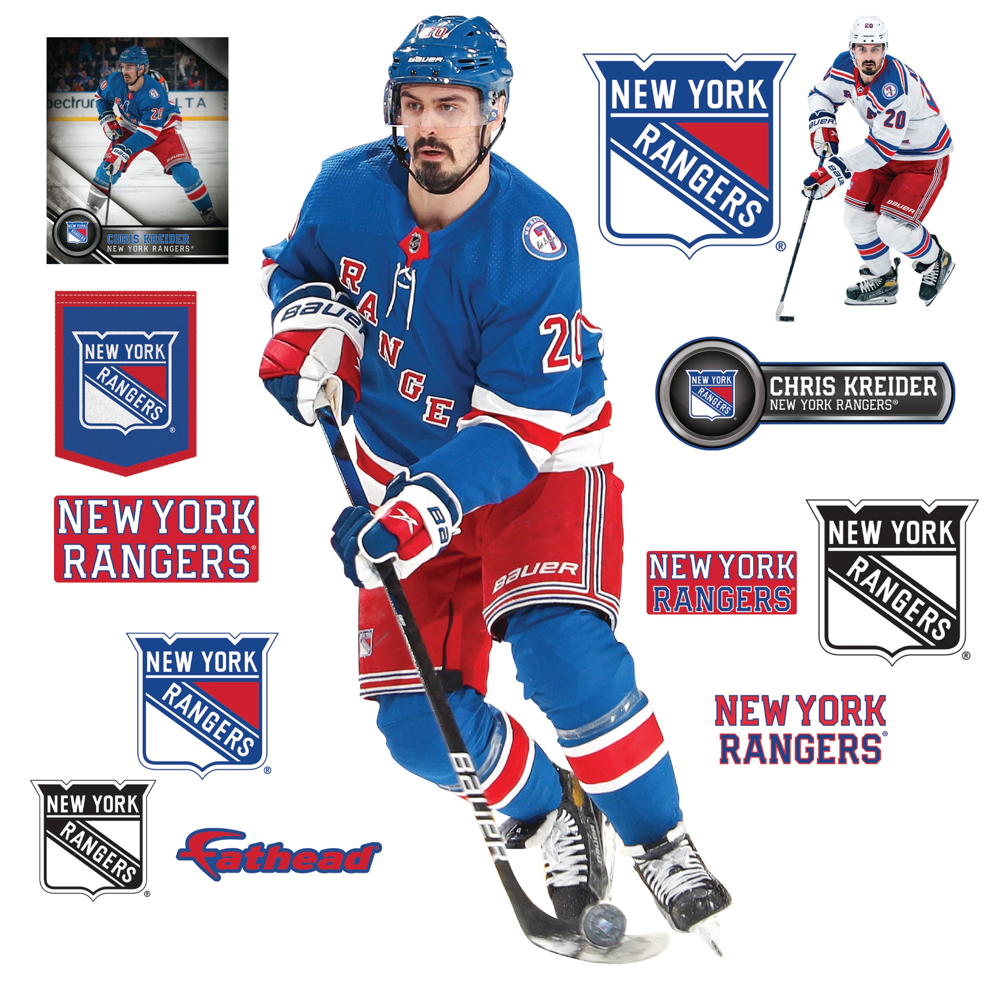 Chris Kreider New York Rangers Hockey NHL Original Autographed Items for  sale