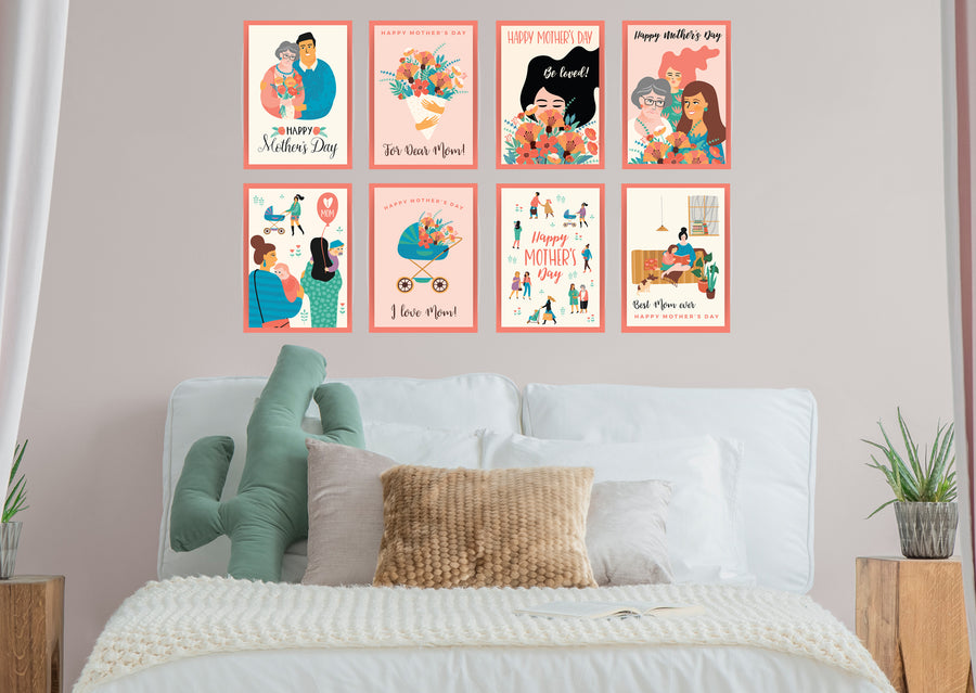 Mother's Day Happy Mother's Day Collection  -  Removable Wall Decal