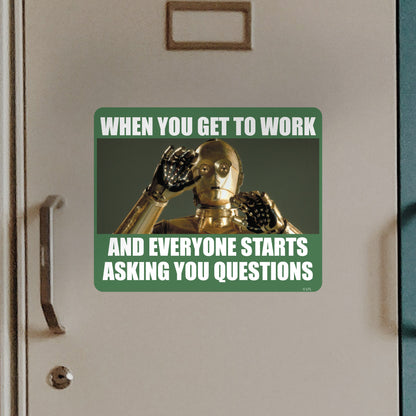 Questions meme magnets - Officially Licensed Star Wars Magnetic Decal –  Fathead