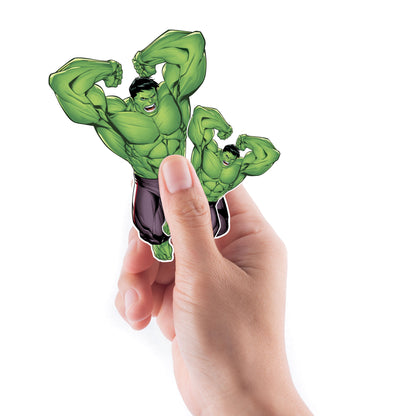 Sheet of 5 -Avengers: Hulk Smash MINI        - Officially Licensed Marvel Removable    Adhesive Decal