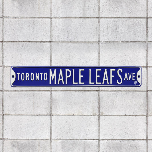 Toronto Maple Leafs: Toronto Maple Leafs Avenue - Officially Licensed NHL Metal Street Sign