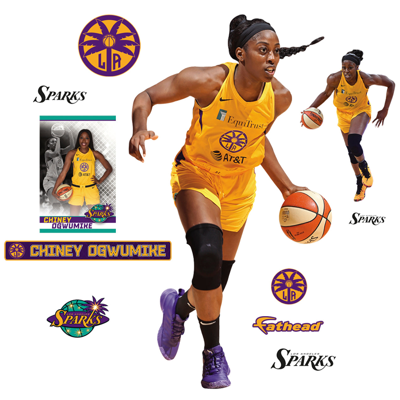 Los Angeles Sparks: Chiney Ogwumike 2021 - Officially Licensed WNBA  Removable Wall Adhesive Decal
