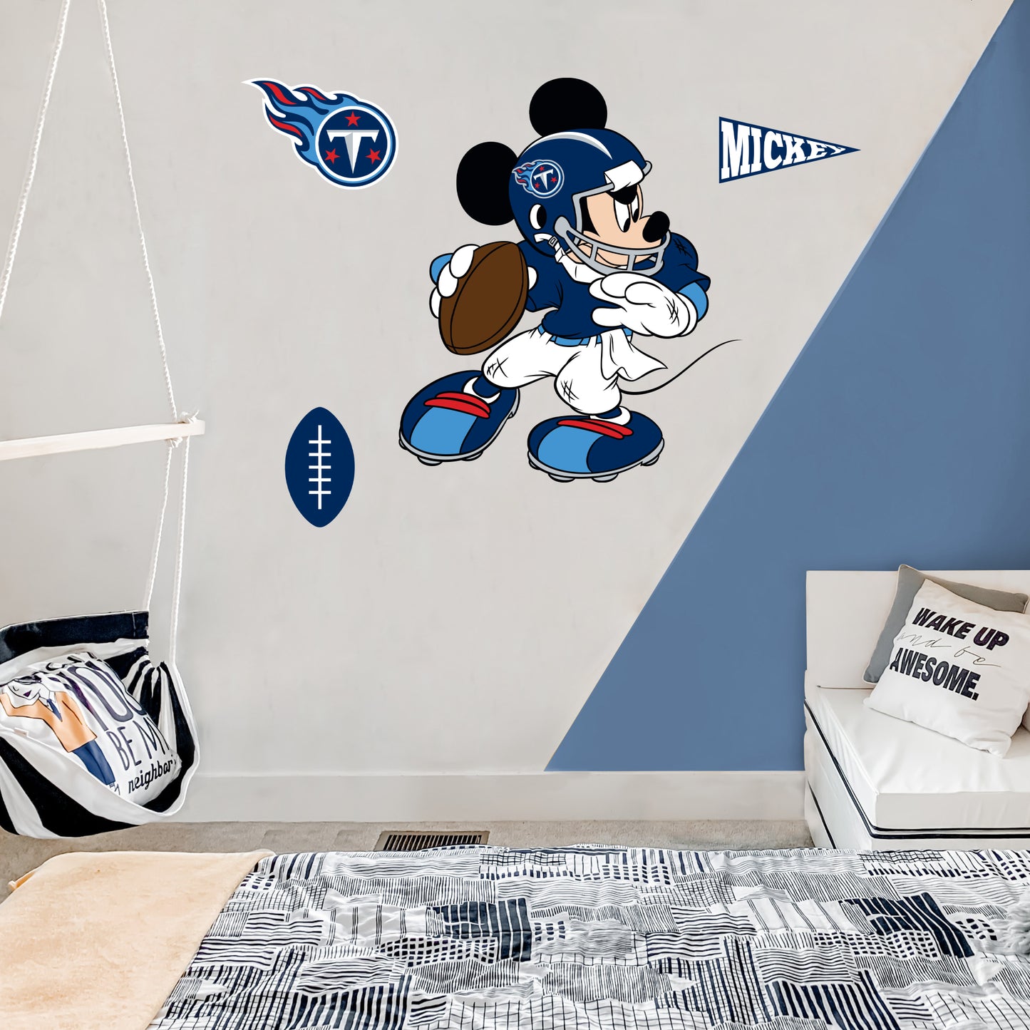 Tennessee Titans 3 NFL Christmas Gift Rug Bedroom Rug Floor Decor