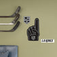 Los Angeles Kings:    Foam Finger        - Officially Licensed NHL Removable     Adhesive Decal