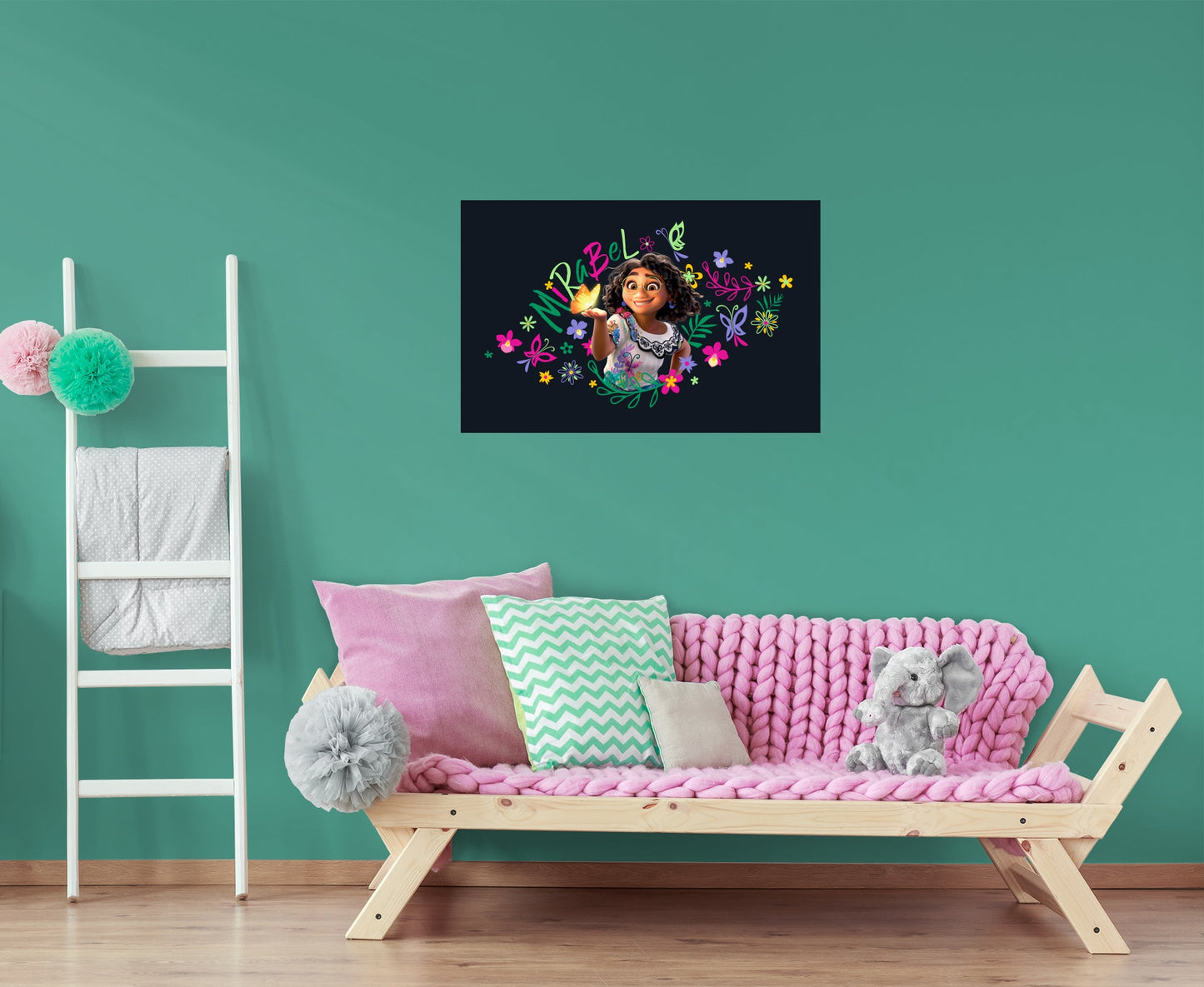 Encanto: Mirabel Glowing Butterfly Poster - Officially Licensed Disney Removable Adhesive Decal