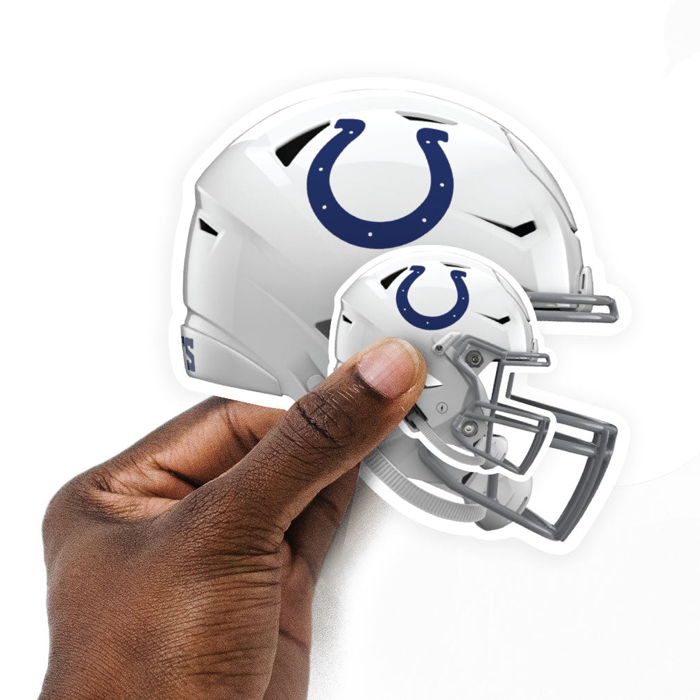 Indianapolis Colts:  2022 Helmet Minis        - Officially Licensed NFL Removable     Adhesive Decal