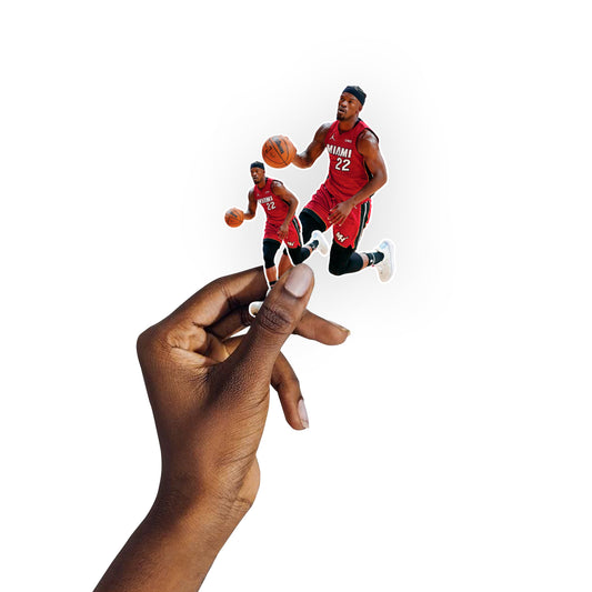 Sheet of 5 -Miami Heat: Jimmy Butler 2021 MINIS        - Officially Licensed NBA Removable     Adhesive Decal