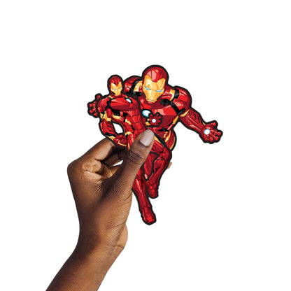 Sheet of 5 -Avengers: Iron Man Minis        - Officially Licensed Marvel Removable    Adhesive Decal
