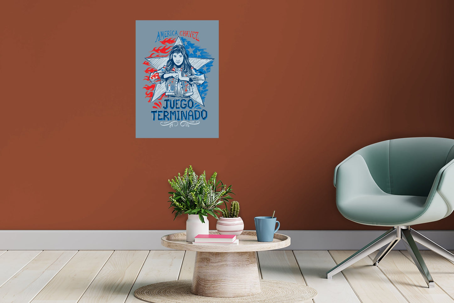 Doctor Strange 2: In the Multiverse of Madness: America Chavez Poster - Officially Licensed Marvel Removable Adhesive Decal