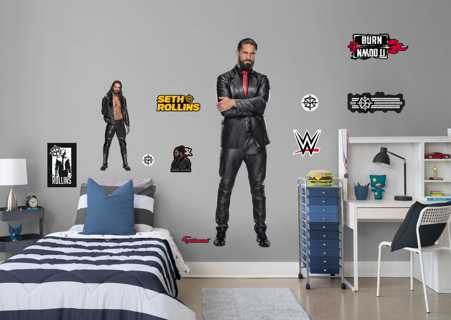 Seth Rollins - RealBig Collection - Official WWE - Reusable Vinyl Wall Decals #2