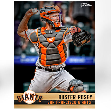 San Francisco Giants: Buster Posey 2021 GameStar - MLB Removable Wall Adhesive Wall Decal Giant 36W x 48H