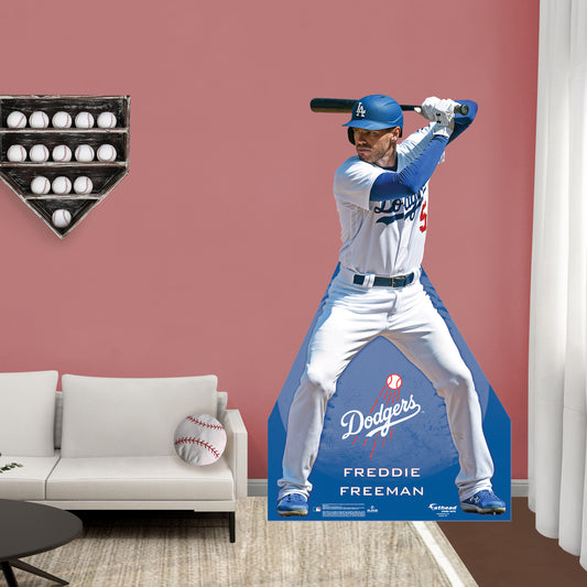 Los Angeles Dodgers: Freddie Freeman 2022  Life-Size   Foam Core Cutout  - Officially Licensed MLB    Stand Out