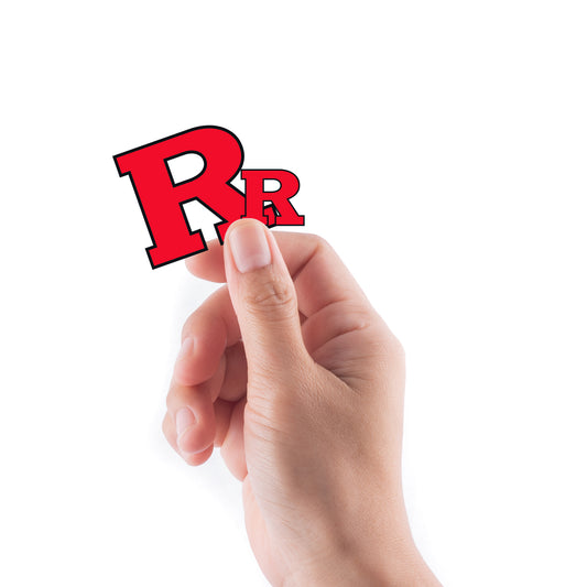Sheet of 5 -Rutgers University: Rutgers Scarlet Knights 2021 Logo Minis        - Officially Licensed NCAA Removable    Adhesive Decal
