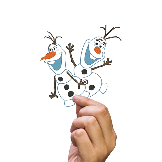 Sheet of 4 -Frozen: Olaf Minis        - Officially Licensed Disney Removable Wall   Adhesive Decal