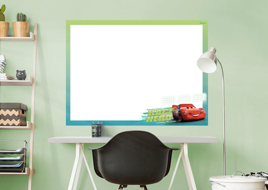 Cars:  Race Hero Dry Erase        - Officially Licensed Disney Removable Wall   Adhesive Decal