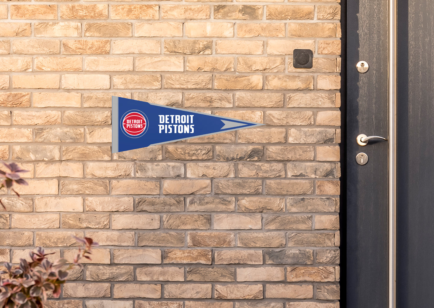 Detroit Pistons: Pennant - Officially Licensed NBA Outdoor Graphic