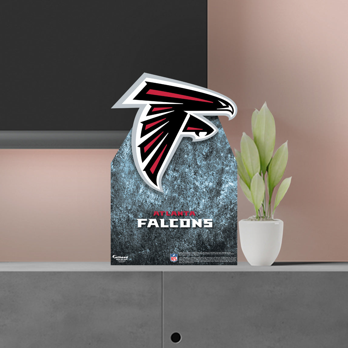 Atlanta Falcons:  2022 Logo  Mini   Cardstock Cutout  - Officially Licensed NFL    Stand Out