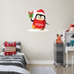 Christmas: Penguin with Red Sweater Die-Cut Character - Removable Adhesive Decal