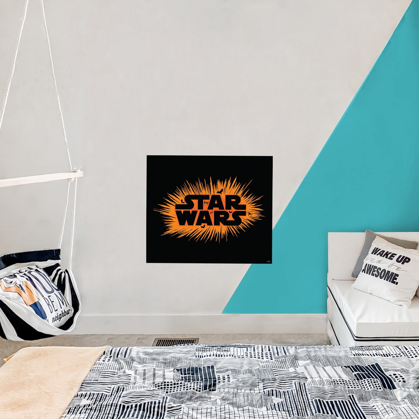 Bats & Ships Logo Poster - Officially Licensed Star Wars Removable Adhesive Decal