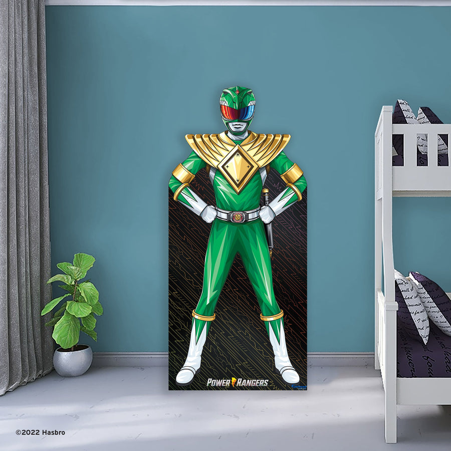 Green Ranger - Life-Size Stand Out - Official Hasbro - Power Rangers - Foam Core Cutout
