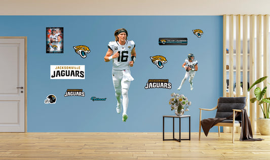 Jacksonville Jaguars: Trevor Lawrence  Entrance        - Officially Licensed NFL Removable     Adhesive Decal