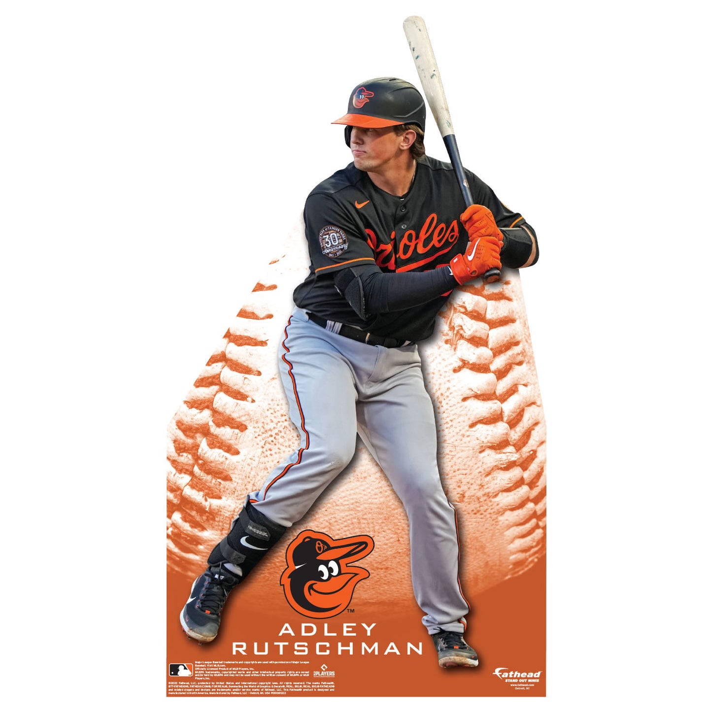 Baltimore Orioles: Adley Rutschman 2022 Catcher - Officially Licensed –  Fathead