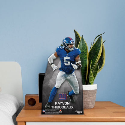 New York Giants: Kayvon Thibodeaux Mini Cardstock Cutout - Officially Licensed NFL Stand Out