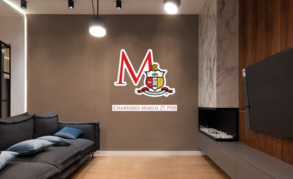 Kappa Alpha Psi: MU Chapter Date RealBig - Officially Licensed Fraternity Removable Adhesive Decal