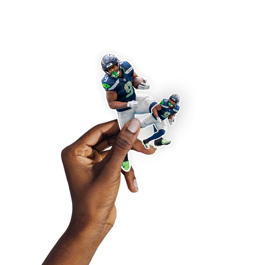 Seattle Seahawks: Kenneth Walker III  Minis        - Officially Licensed NFL Removable     Adhesive Decal