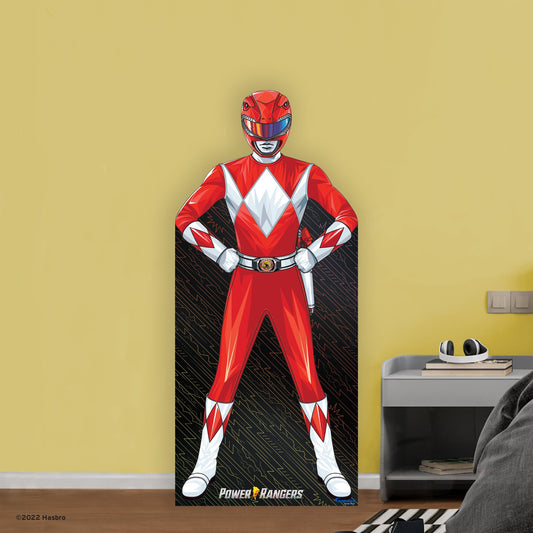 Power Rangers: Red Ranger Life-Size Foam Core Cutout - Officially Licensed Hasbro Stand Out