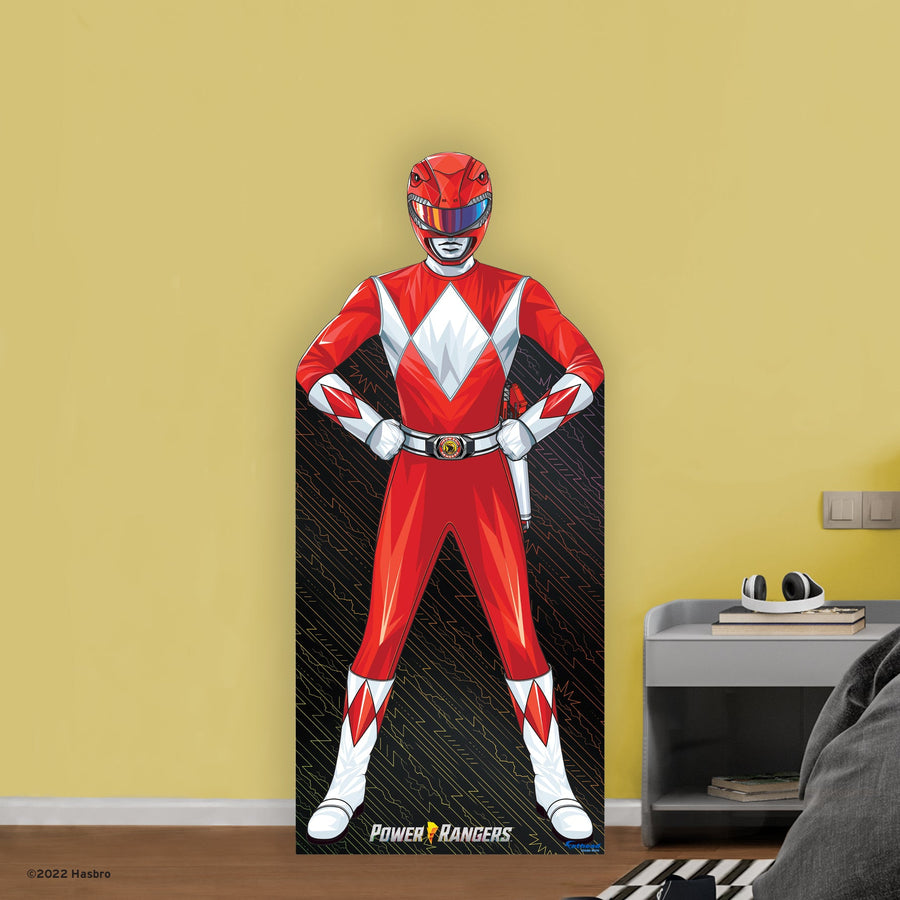 Red Ranger - Life-Size Stand Out - Official Hasbro - Power Rangers - Foam Core Cutout