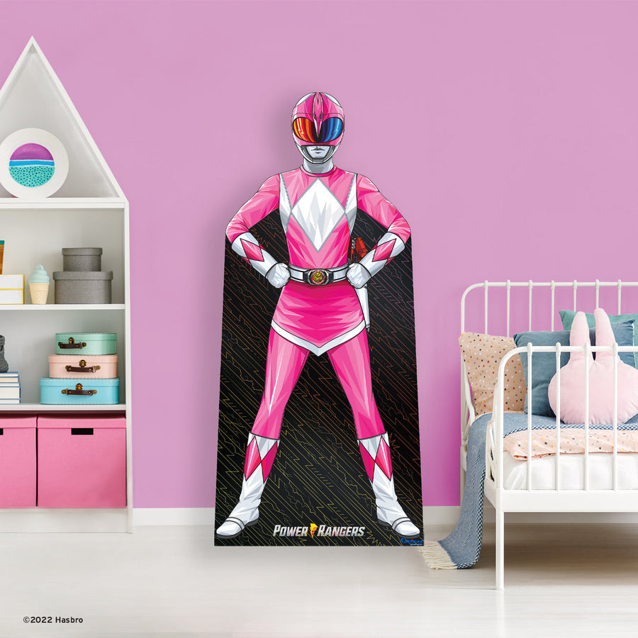 Pink Ranger - Life-Size Stand Out - Official Hasbro - Power Rangers - Foam Core Cutout