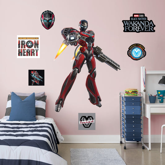 Black Panther Wakanda Forever: Ironheart RealBig        - Officially Licensed Marvel Removable     Adhesive Decal