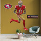 San Francisco 49ers: Brandon Aiyuk         - Officially Licensed NFL Removable     Adhesive Decal