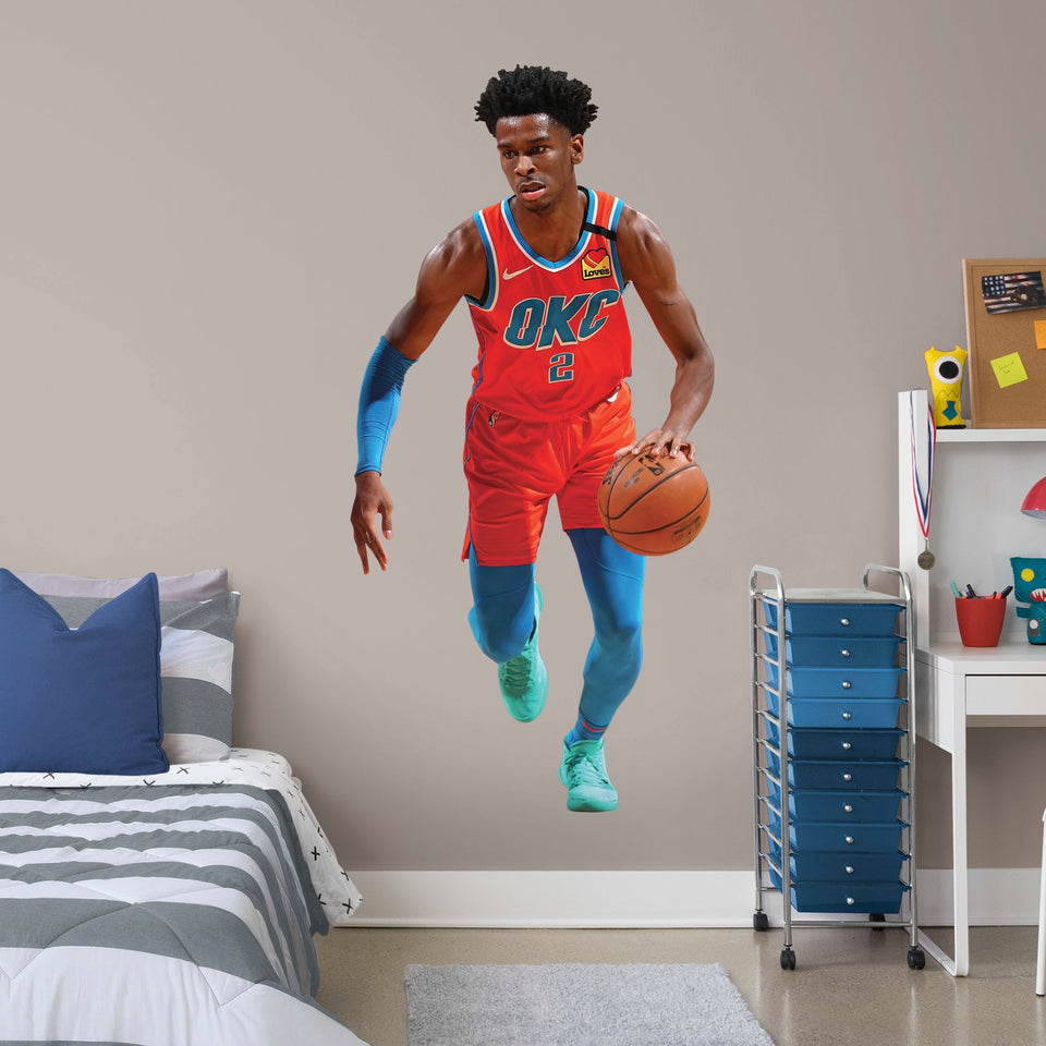 Life-Size Athlete + 2 Decals (38"W x 78"H)