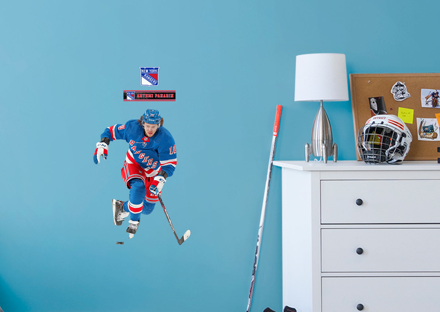 New York Rangers: Artemi Panarin         - Officially Licensed NHL Removable Wall   Adhesive Decal