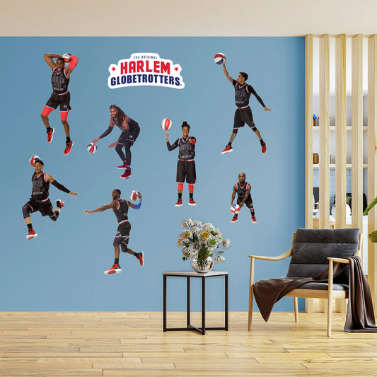 Players Collection        - Officially Licensed Harlem Globetrotters Removable     Adhesive Decal