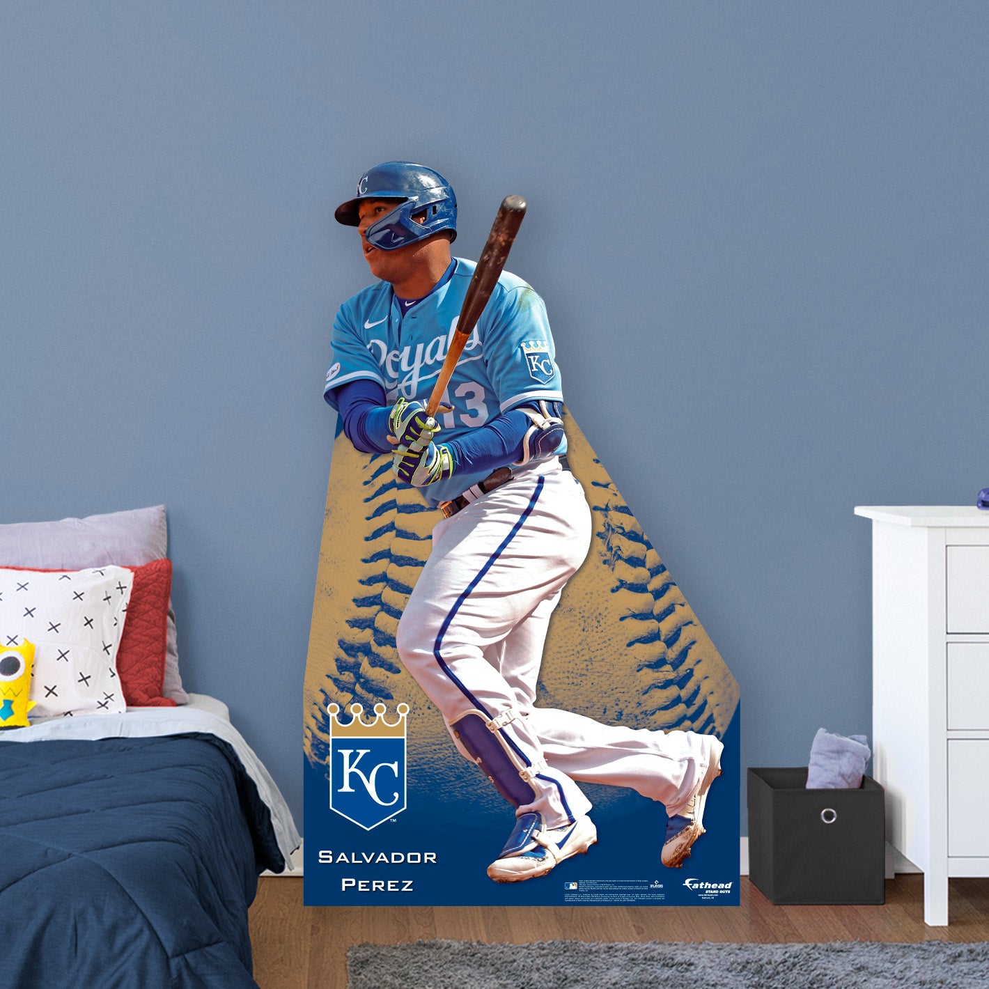 Kansas City Royals: Salvador Perez 2022  Life-Size   Foam Core Cutout  - Officially Licensed MLB    Stand Out