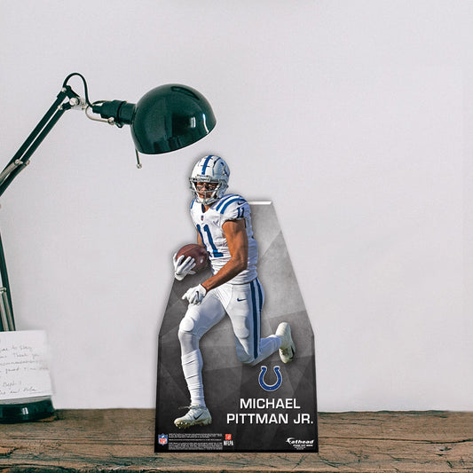 Indianapolis Colts: Michael Pittman Jr. Mini Cardstock Cutout - Officially Licensed NFL Stand Out