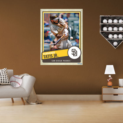 San Diego Padres: Fernando Tatís Jr.  Poster        - Officially Licensed MLB Removable     Adhesive Decal