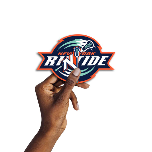 New York Riptide:  2022 Logo Minis        - Officially Licensed NLL Removable     Adhesive Decal