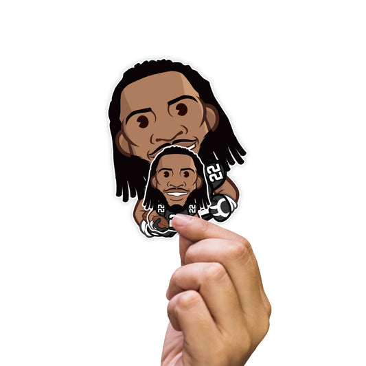 Pittsburgh Steelers: Najee Harris  Emoji Minis        - Officially Licensed NFLPA Removable     Adhesive Decal